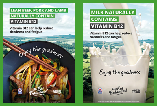 We Eat Balanced posters available to order on a green background